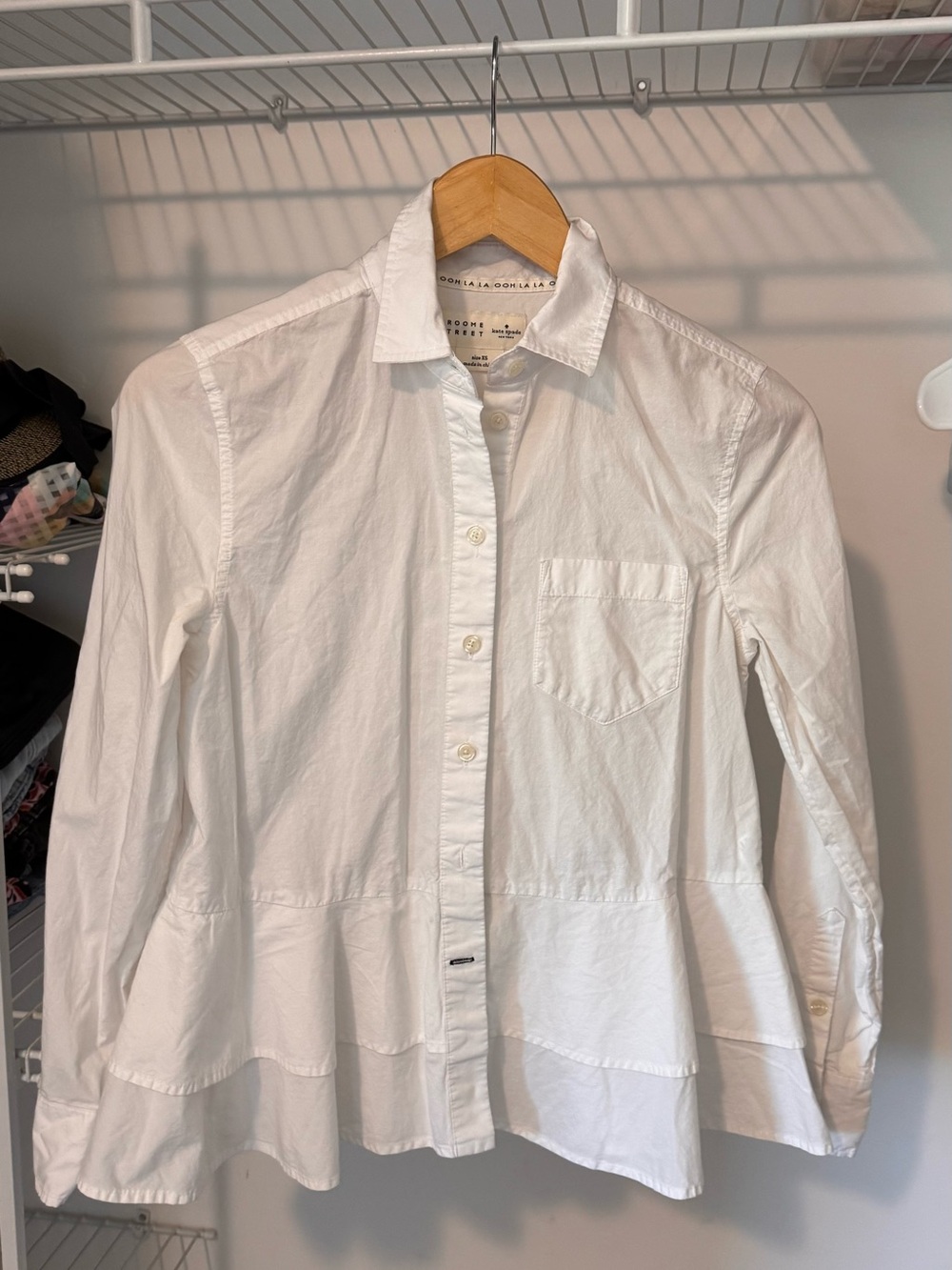 kate spade White womens Casual Button-Down Shirt